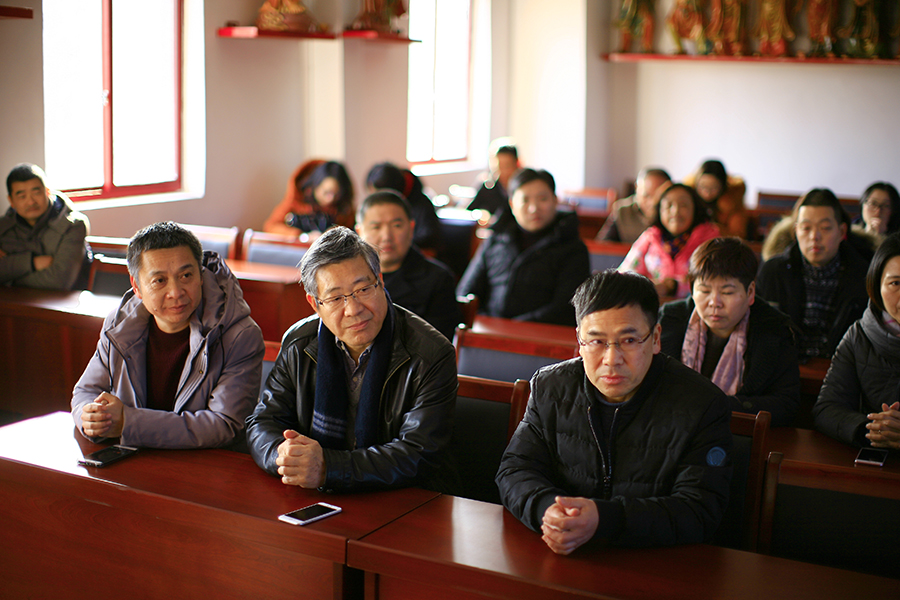 2018年1月9日，嘉兴市技师协会在国非遗传承基地参观学习干漆夹苎技艺。2.JPG